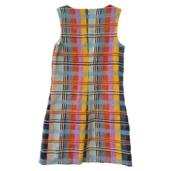 Anthropologie Eva Franco NWT Summer Plaid Shift Dress Size 4 - Picture 9 of 10